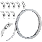 Abraçadeira Aço Inox em Rolo de 3mts com 8 Clips