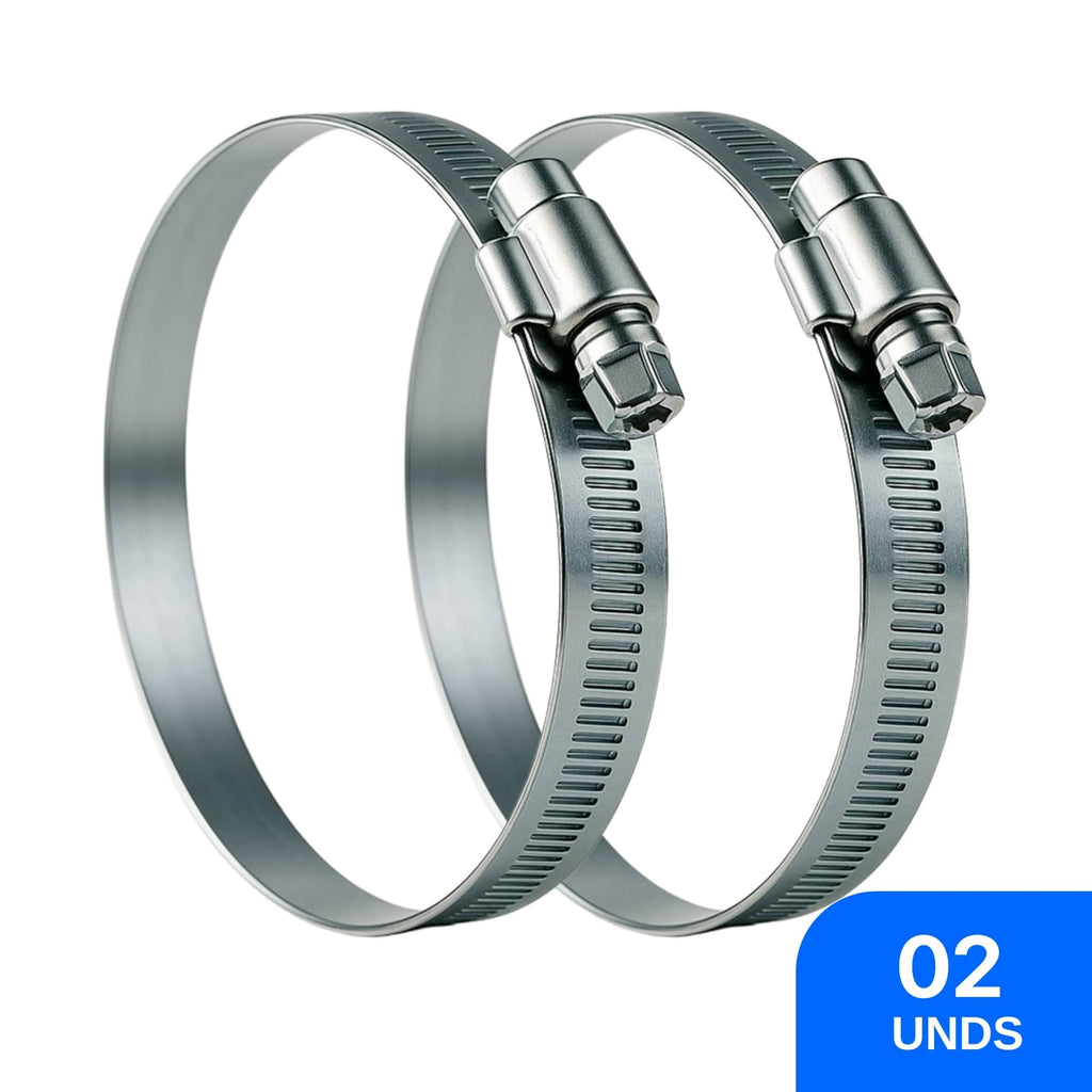 Abraçadeira em Aço Carbono de 06 Pol. 150mm (02 Unds)