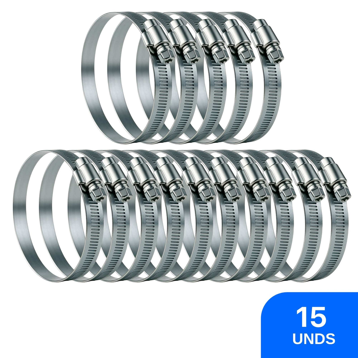 Abraçadeira em Aço Carbono de 06 Pol. 150mm (15 Unds)