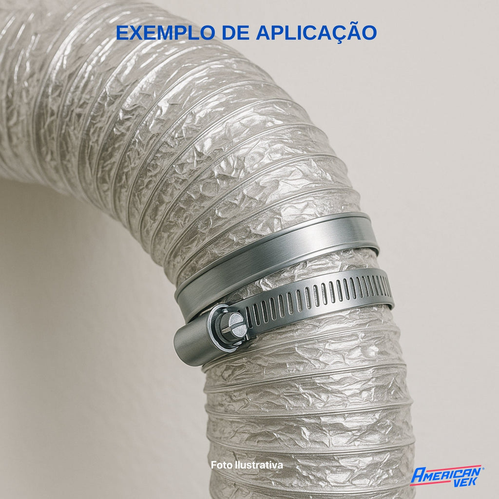 Abraçadeira em Aço Carbono de 4 Pol. 100mm (04 Unds)