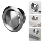 Acabamento Difusor de Ar em Inox 100mm - SSVA100