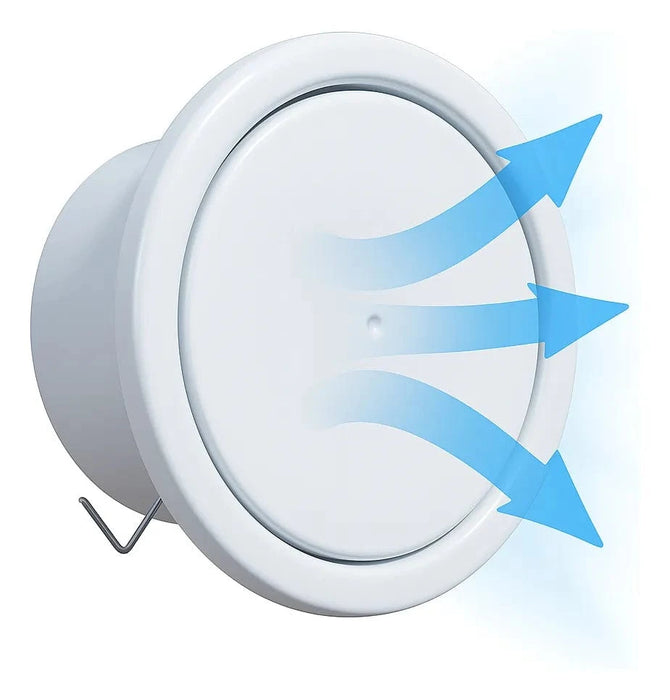 Acabamento Difusor de Ar Redondo Fixação Mola -  100mm