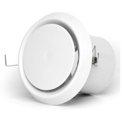 Acabamento Difusor de Ar Redondo Fixação Mola - 100mm