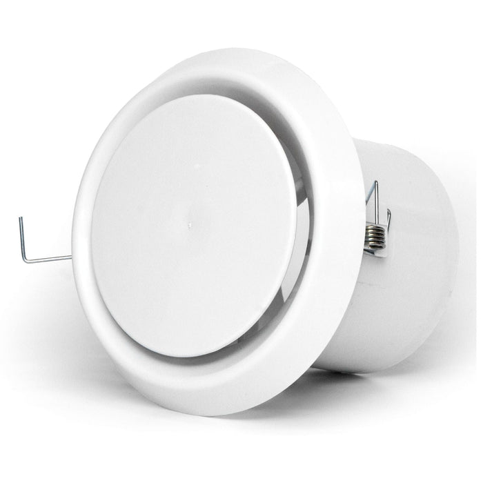 Acabamento Difusor de Ar Redondo Fixação Mola - 100mm