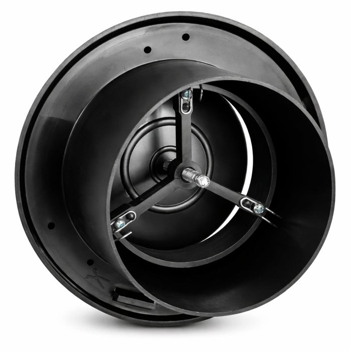 Acabamento Difusor de Ar Redondo Preto 150mm - PAV C