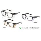 Armação Oculos de Proteção Para Lentes de Grau Modelo Italiano Univet 571 - Preto e Cinza