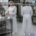Avental Plástico Descartável Impermeável Extra Longo 150x80 Branco (100 Unds)