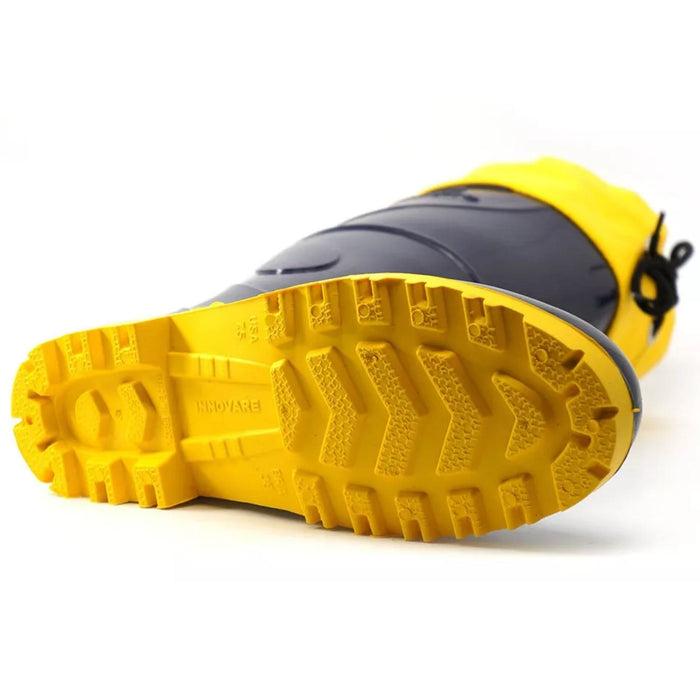 Bota PVC Preta Impermeável Acquatic com Forro Cano Médio Innpro