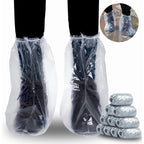 Bota Propé em Polietileno Transparente com Elástico Impermeável – (100 Unds)
