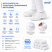 Bota Propé em Polietileno Transparente com Elástico Impermeável – (100 Unds)