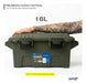 Caixa Organizadora FieldBox Tactical 16L Americanvek – Estanque Verde Militar | ABS Reforçado, Vedação e Fechos Metálicos Verde