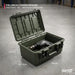 Caixa Organizadora FieldBox Tactical 16L Americanvek – Estanque Verde Militar | ABS Reforçado, Vedação e Fechos Metálicos Verde