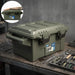 Caixa Organizadora FieldBox Tactical 16L Americanvek – Estanque Verde Militar | ABS Reforçado, Vedação e Fechos Metálicos Verde