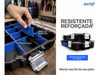 Caixa Organizadora ToolGrid Flex 10 – 10 Compartimentos Ajustáveis Tampa Transparente | Sistema Modular Americanvek