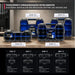 Caixa Organizadora ToolGrid Flex 10 – 10 Compartimentos Ajustáveis Tampa Transparente | Sistema Modular Americanvek