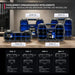 Caixa OrganizadorA ToolGrid Flex 17 – 17 Compartimentos Ajustáveis Tampa Transparente | Sistema Modular Americanvek