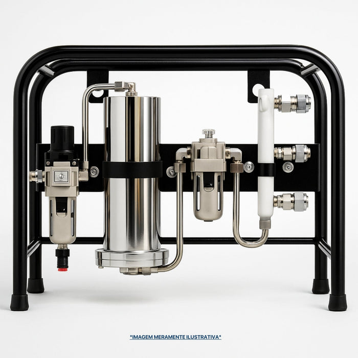 Cavalete Filtrante para Ar Mandado Com Filtro de Carvão Ativado - 3 Usuários