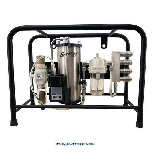 Cavalete Filtrante para Ar Mandado Com Filtro de Carvão Ativado - 4 Usuários