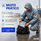 Conjunto Calça e Jaqueta Impermeável Termolaminada Aprovado para Chuva  - PA02594