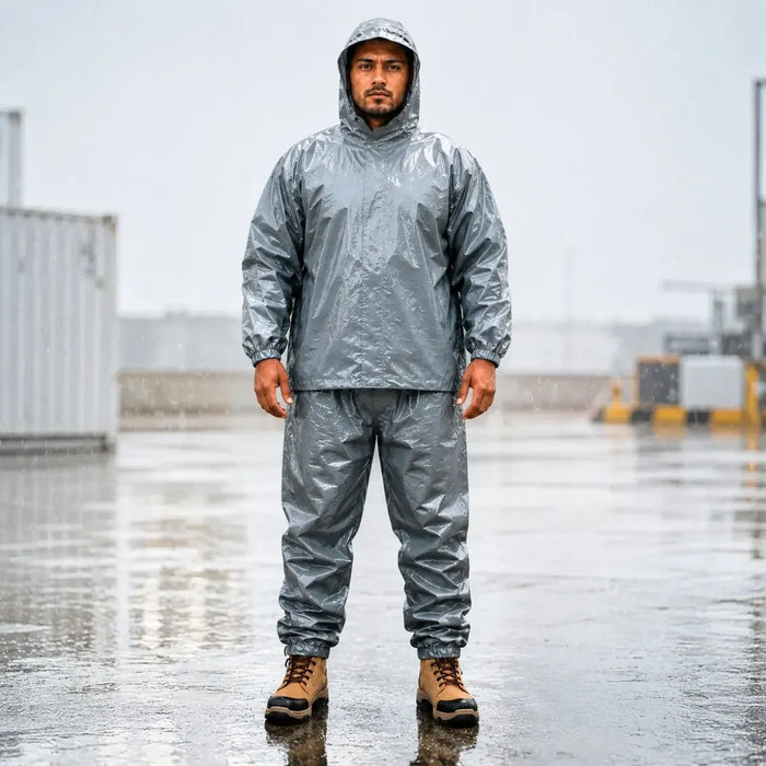 Conjunto Calça e Jaqueta Impermeável Termolaminada Aprovado para Chuva  - PA02594