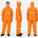 Conjunto Impermeável Laranja com Faixas Refletivas Nylon Emborrachado Vértice - CA28742 - Alta Visibilidade