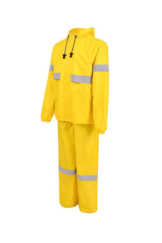 Conjunto Jaqueta e Calça Ventilado Impermeável C/Refletivo 3120 - Amarelo Ouro