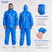 Conjunto Plástico Azul Impermeável C/ Elástico e Capuz – CON00109 | CA30354/30355