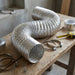 Duto Aluminizado Flexivel Sem Isolamento 100mm / 04 Pol - 05 Metros