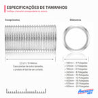 Duto Aluminizado Flexivel Sem Isolamento 100mm / 04 Pol - 05 Metros