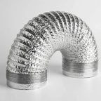 Duto Aluminizado Flexivel Sem Isolamento 100mm / 04 Pol - 05 Metros