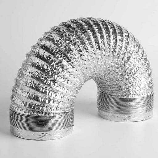 Duto Aluminizado Flexivel Sem Isolamento 100mm / 04 Pol - 05 Metros