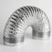 Duto Aluminizado Flexivel Sem Isolamento 100mm / 04 Pol - 05 Metros