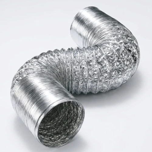 Duto Aluminizado Flexivel Sem Isolamento 100mm / 04 Pol - 05 Metros