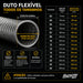 Duto Aluminizado Flexivel Sem Isolamento 125mm / 05 Pol - 10 Metros