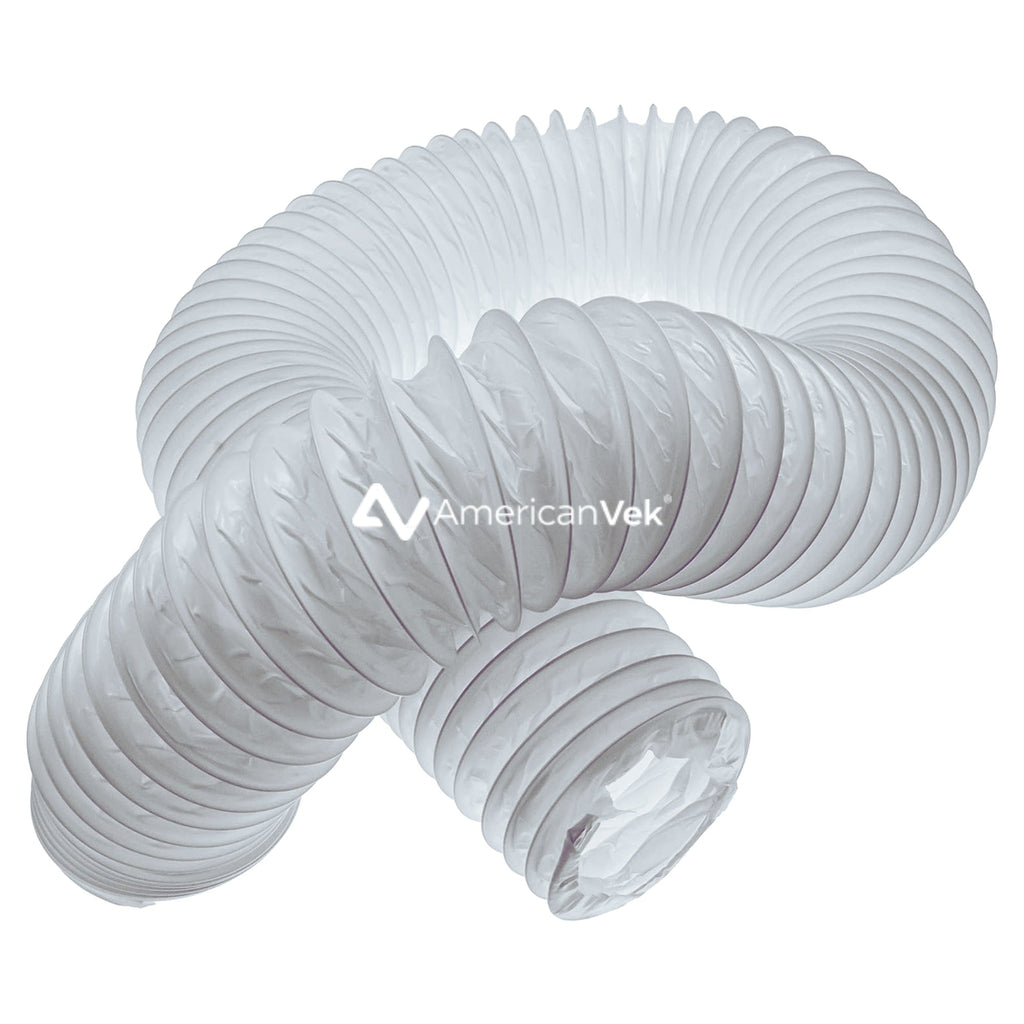 Duto Flexivel PVC Branco 125mm 5 Pol - 3 Metros