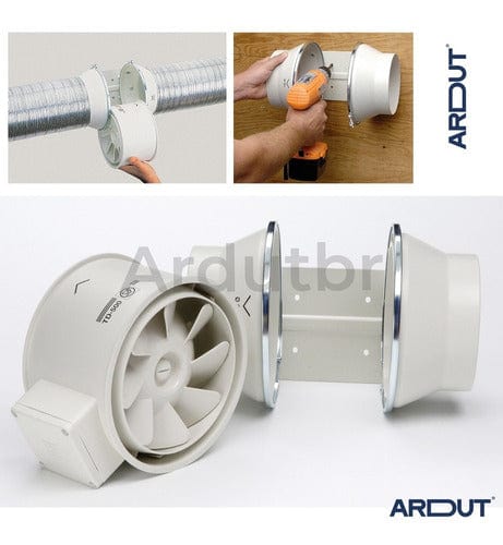 Exaustor Axial 100mm Mixvent 250 - Vazão 210 - 260m3/h - 110v e 220v