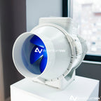 Exaustor Axial em Linha Turbo 100mm - Vazão Máx. 187m3/h- 220V
