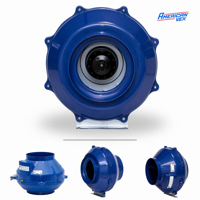 Exaustor Centrífugo Inline AXC 100mm Vazão Máx. 265m3/h - 220V