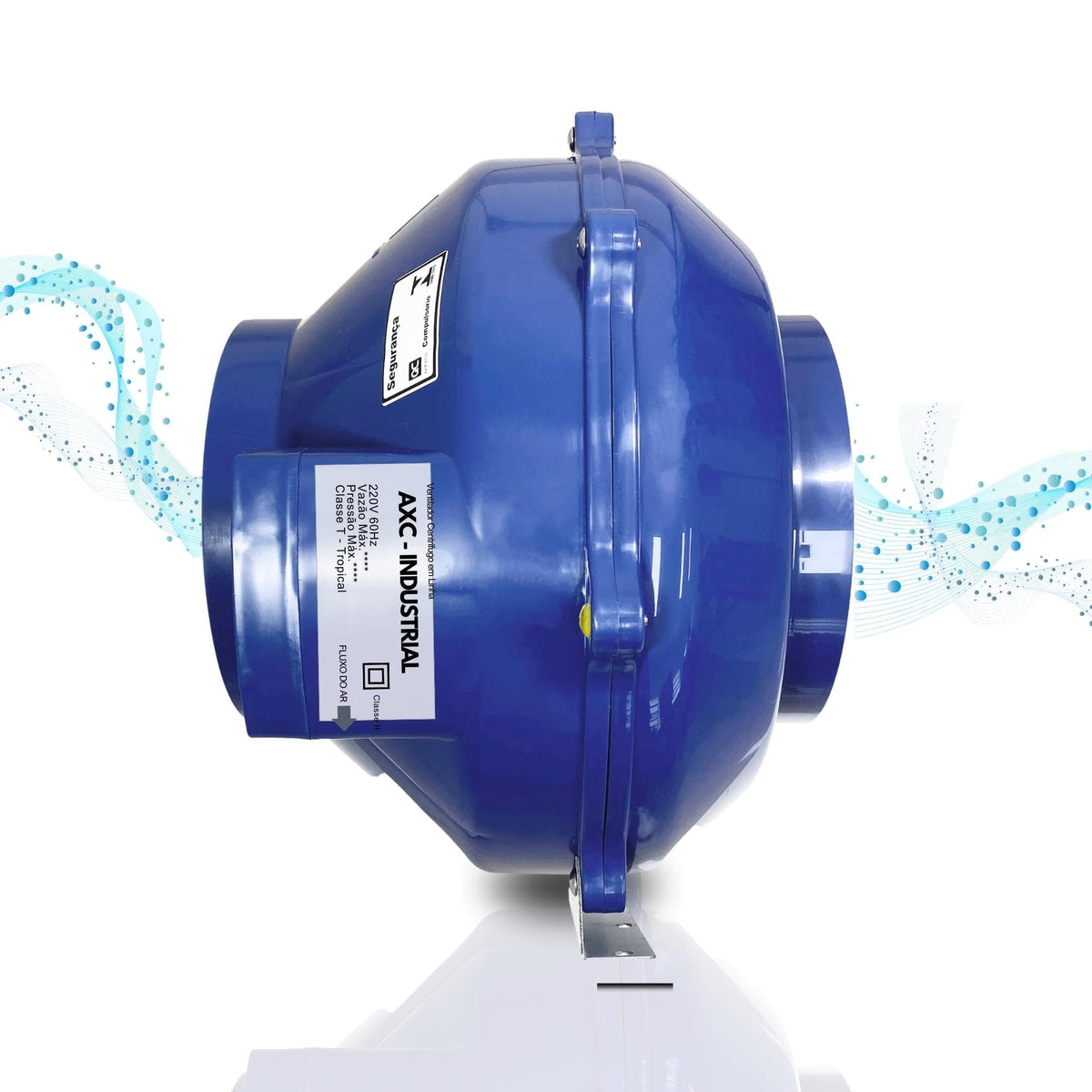 Exaustor Centrífugo Inline AXC 100mm Vazão Máx. 340m3/h- 220V