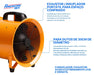 Exaustor Insuflador Portátil Industrial para Espaço Confinado 30cm AV302P - Vazão 4.370 m³/h