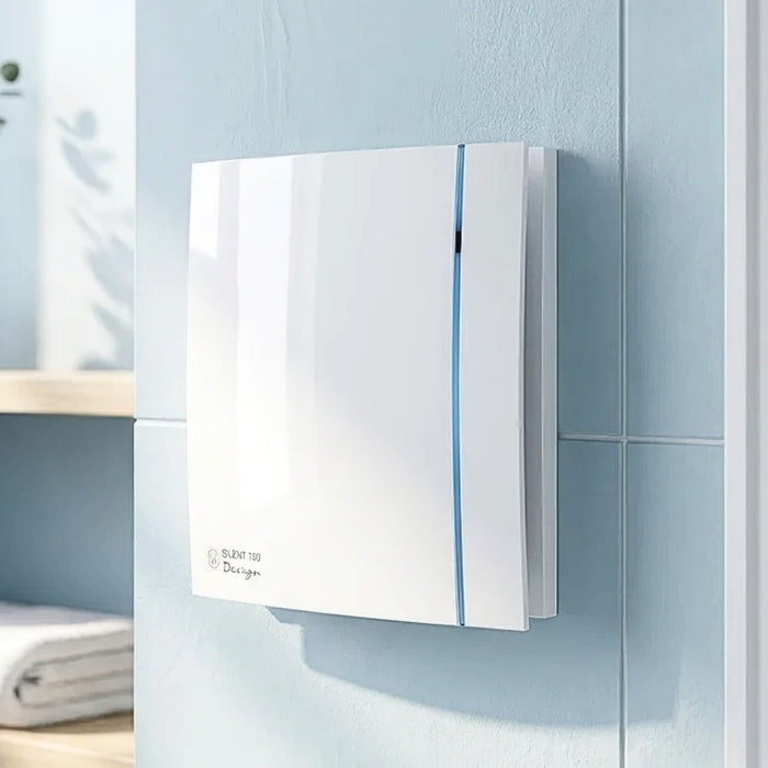 Exaustor Silencioso Anti Retorno Banheiro Silent Design 200CZ - 125mm (160m3/h-195m3/h) - 110/220V