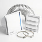 Exaustor Silencioso Anti Retorno Banheiro Silent Design 200CZ - 125mm (160m3/h-195m3/h) - 110/220V