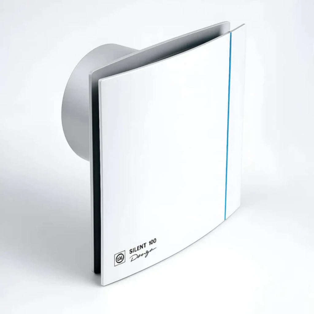 Exaustor Silencioso Anti Retorno Banheiro Silent Design 200CZ - 125mm (160m3/h-195m3/h) - 110/220V