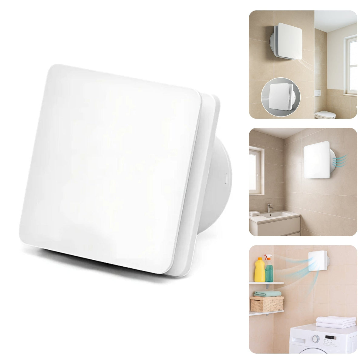 Exaustor Silencioso Para Ambientes Internos 100mm New Muro Plus EC - Bivolt