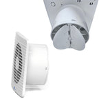 Exaustor Silencioso Para Ambientes Internos Bivolt 100mm - Banheiro Residencial e Comercial