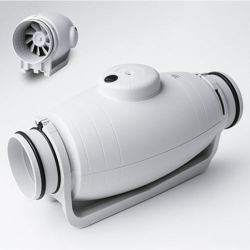 Exaustor Td Silent 500 Ultra Silencioso Duto 150mm - 110v e 220v (425-585 m3/h)
