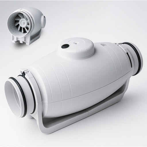 Exaustor Td Silent 500 Ultra Silencioso Duto 150mm - 110v e 220v (425-585 m3/h)
