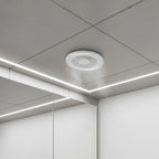 Grelha de Acabamento Interno para Duto 100mm – Exaustor e Ventilação GAI100
