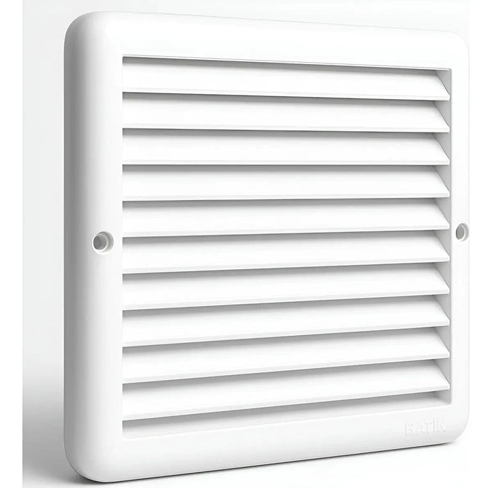 Grelha de Acabamento Quadrada Fixa de Sobrepor Sem Colarinho - 19x19