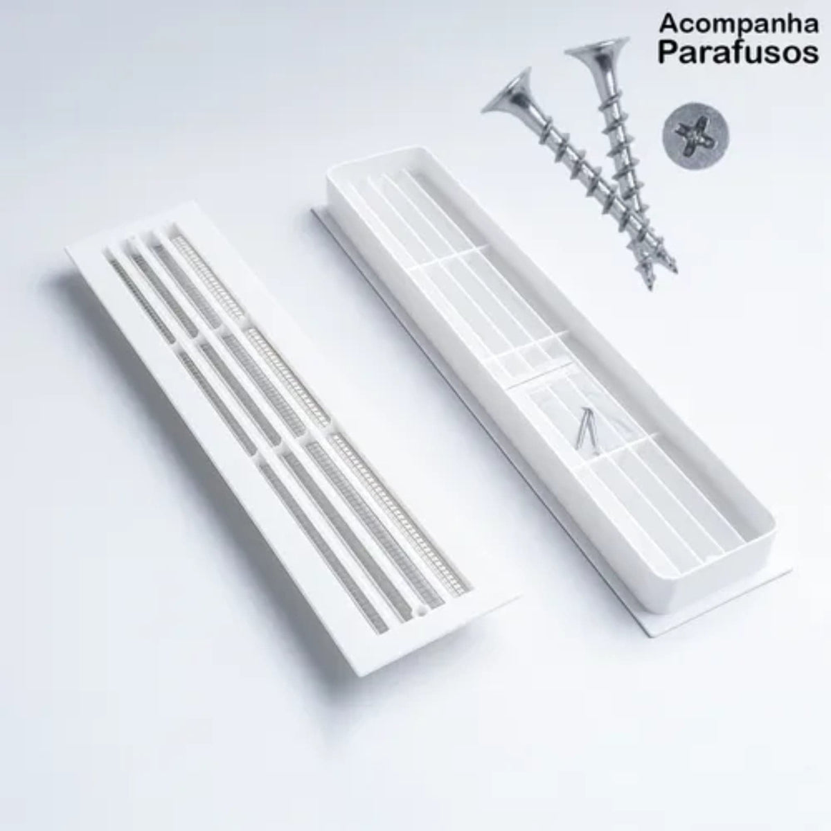 Grelha de Ventilação Para Porta em Plastico 453mm X 91mm